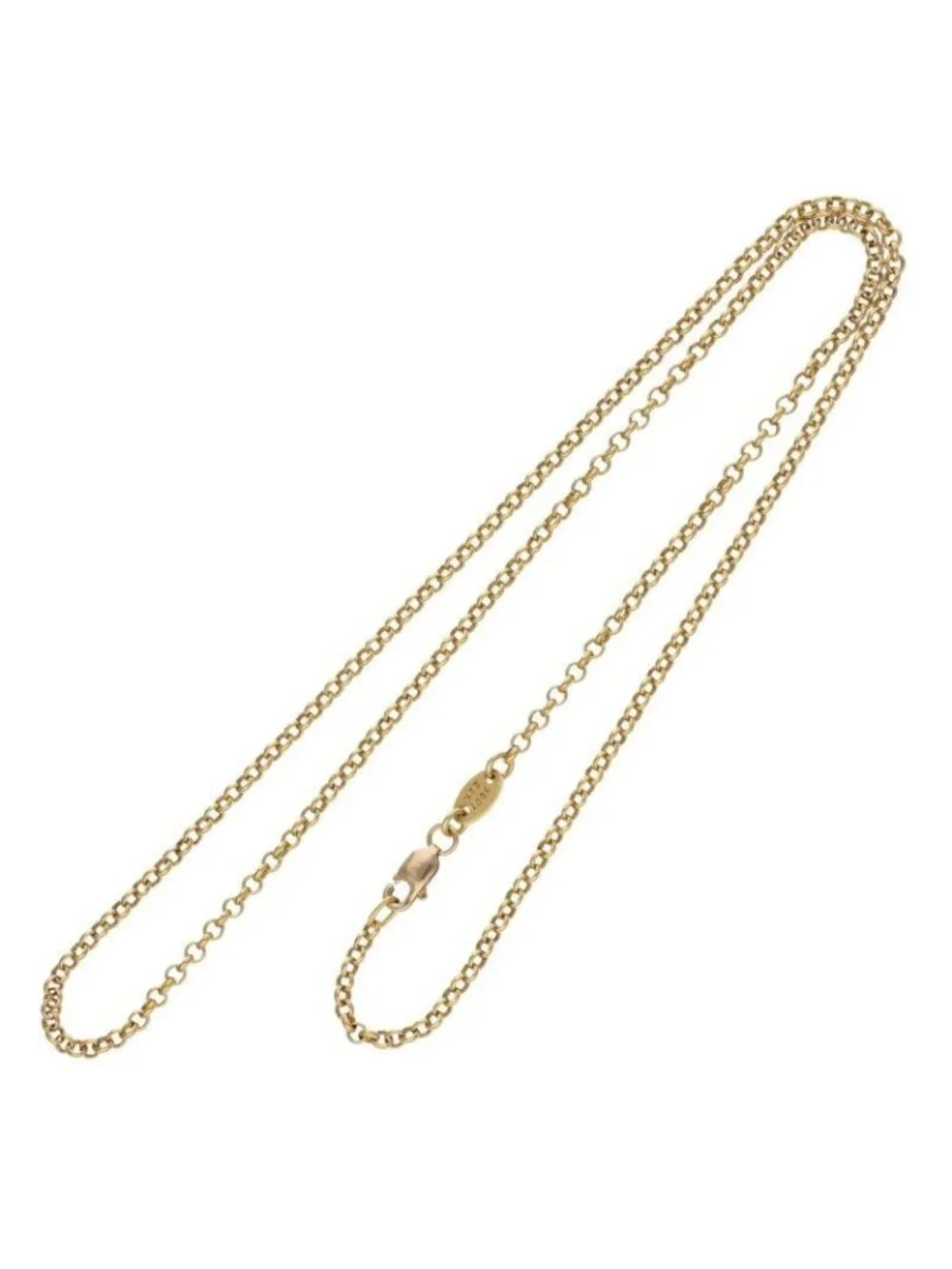 Chrome Hearts 22k Neckchain Roll Chain Gold Necklace